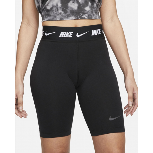 Шорти жіночі Nike Sportswear High-Waisted Biker Shorts Black FJ6995-010, Размер: XS, Наличие: Склад (1-3 дня), фото , изображение 3