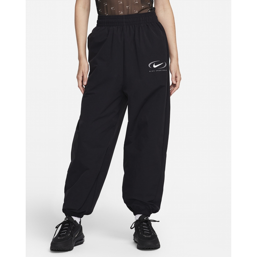 Штани жіночі Nike Sportswear Woven Joggers Black FN7700-011, Размер: M, Наличие: Склад (1-3 дня), фото , изображение 2