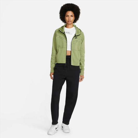 Толстовка жіноча Nike Sportswear Tech Fleece Windrunner Full-Zip Hoodie Olive Cw4298-334, Размер: M, Наличие: Склад (1-3 дня), фото , изображение 4