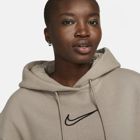 Худі жіноче Nike Sportswear Phoenix Fleece Pullover Oversized Hoodie Beige FJ1015-087, Размер: S, Наличие: Склад (1-3 дня), фото , изображение 3