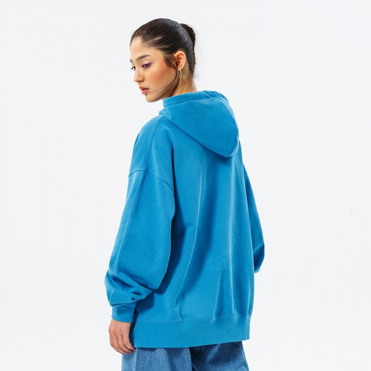 Худі жіноче Air Jordan W J Flt Flc Hoodie Blue Dq4603-469, Размер: S, Наличие: Склад (1-3 дня), фото , изображение 3