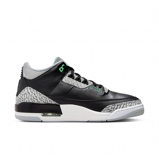 Кросівки чоловічі Air Jordan 3 Retro Black/Grey CT8532-031, Размер: 46, Наличие: Склад (1-3 дня), фото , изображение 3