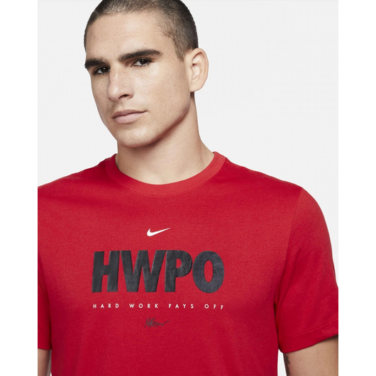 Футболка чоловіча Nike Mens Training T-Shirt Red Da1594-657, Размер: M, Наличие: Склад (1-3 дня), фото , изображение 4