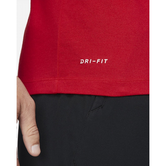 Футболка чоловіча Nike Mens Training T-Shirt Red Da1594-657, Размер: M, Наличие: Склад (1-3 дня), фото , изображение 5