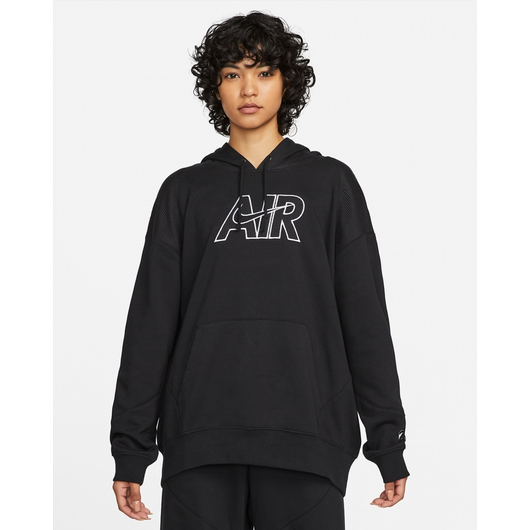 Худі унісекс Nike Air Fleece Hoodie Black Dm6059-010, Размер: XS, Наличие: Склад (1-3 дня), фото , изображение 2