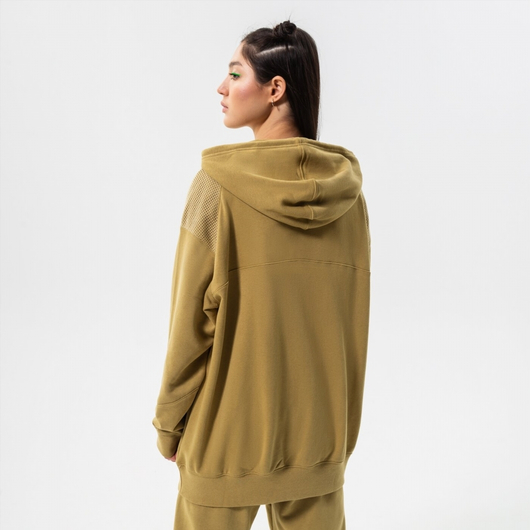 Худі унісекс Nike W Nsw Air Flc Hoodie Olive DM6059-769, Размер: S OVER, Наличие: Склад (1-3 дня), фото , изображение 3