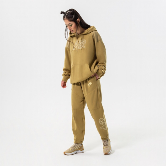 Худі унісекс Nike W Nsw Air Flc Hoodie Olive DM6059-769, Размер: S OVER, Наличие: Склад (1-3 дня), фото , изображение 4