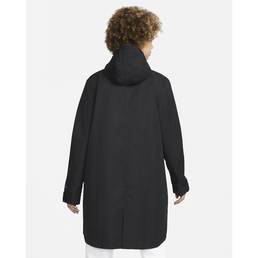 Парка жіноча Nike W Nsw Essntl Sf Wvn Prka Jkt Black Dm6245-010, Размер: S OVER, Наличие: Склад (1-3 дня), фото , изображение 3