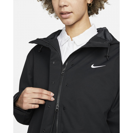Парка жіноча Nike W Nsw Essntl Sf Wvn Prka Jkt Black Dm6245-010, Размер: S OVER, Наличие: Склад (1-3 дня), фото , изображение 5