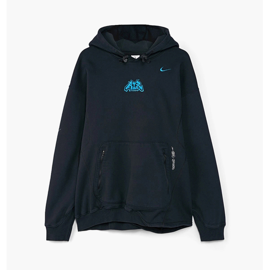 Худі чоловіче Nike Fleece Hoodie X Off-White Black DN1759-010, Размер: XL, Наличие: Склад (1-3 дня), фото 