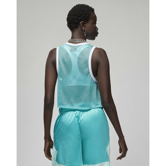 Майка жіноча Air Jordan Essentials Asymmetrical Jersey Tank Turquoise Do5035-379, Размер: L, Наличие: Склад (1-3 дня), фото , изображение 3
