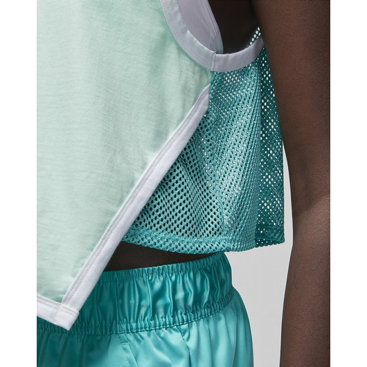 Майка жіноча Air Jordan Essentials Asymmetrical Jersey Tank Turquoise Do5035-379, Размер: L, Наличие: Склад (1-3 дня), фото , изображение 5