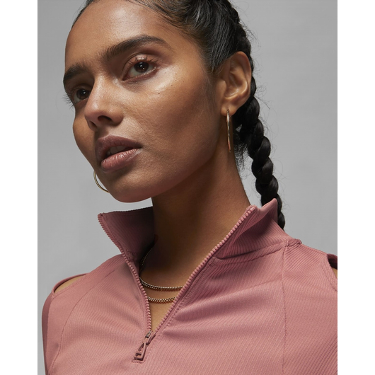 Лонгслів жіночий Air Jordan 23 Engineered WomenS 1/4-Zip Long-Sleeve Top Pink DV1255-689, Размер: S, Наличие: Склад (1-3 дня), фото , изображение 4