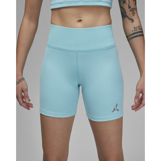 Шорти жіночі Air Jordan Ribbed Bike Shorts Turquoise DZ3180-464, Размер: L, Наличие: Склад (1-3 дня), фото , изображение 3