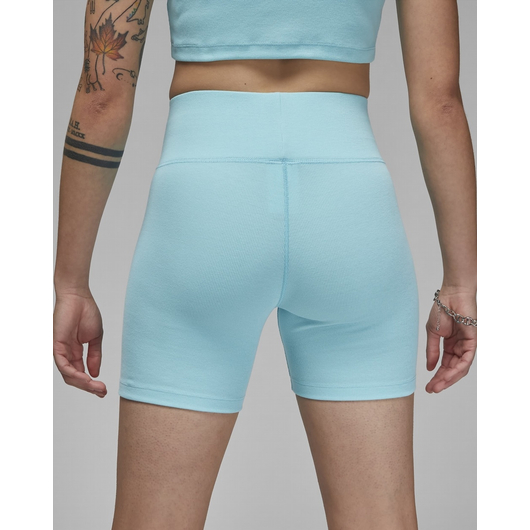 Шорти жіночі Air Jordan Ribbed Bike Shorts Turquoise DZ3180-464, Размер: L, Наличие: Склад (1-3 дня), фото , изображение 4