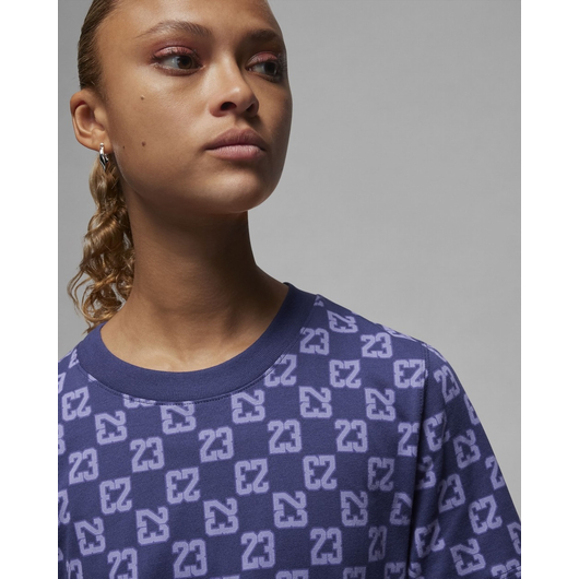 Футболка жіноча Air Jordan T-Shirt Violet FB5189-502, Размер: S, Наличие: Склад (1-3 дня), фото , изображение 4