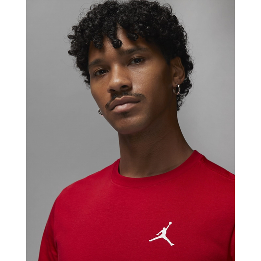 Футболка чоловіча Air Jordan T-Shirt Brand Red FB7468-687, Размер: M, Наличие: Склад (1-3 дня), фото , изображение 4