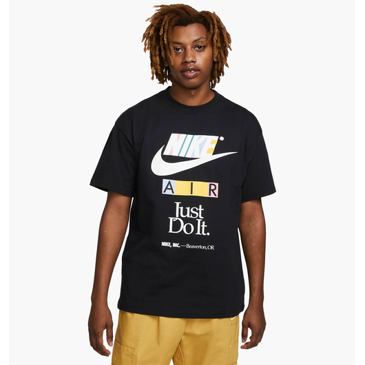 Футболка чоловіча Nike T-Shirt Sportswear Max90 Black FB9778-010, Наличие: Склад (1-3 дня), фото 