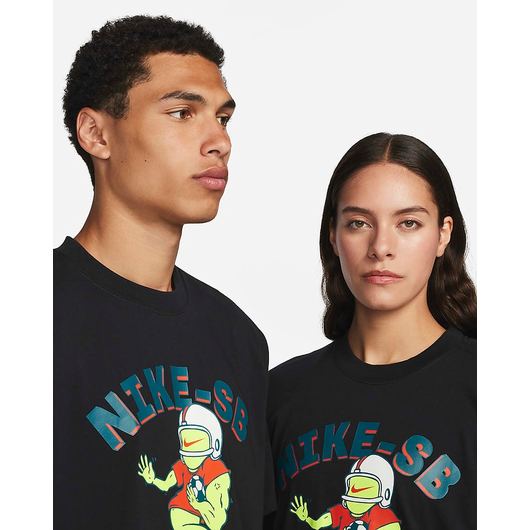 Футболка унісекс Nike T-Shirt Sb Black FJ1165-010, Размер: S, Наличие: Склад (1-3 дня), фото , изображение 5