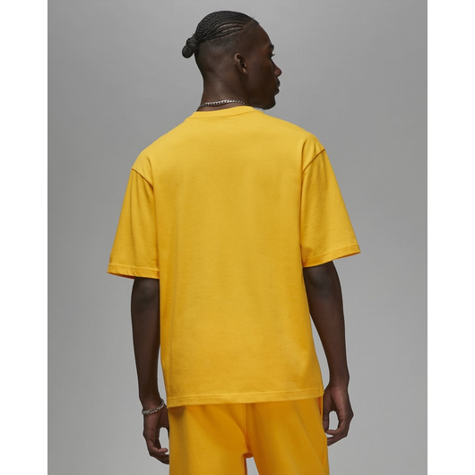 Футболка чоловіча Air Jordan Wordmark Tee Yellow FJ1969-739, Размер: L, Наличие: Склад (1-3 дня), фото , изображение 3