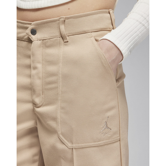 Штани жіночі Air Jordan Jordan Woven Pants Beige FN5446-244, Размер: S, Наличие: Склад (1-3 дня), фото , изображение 4