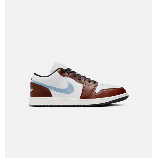 Кросівки чоловічі Air Jordan 1 Low Se Lifestyle Shoe White/Brown FQ7832-142, Размер: 40, Наличие: Склад (1-3 дня), фото , изображение 2