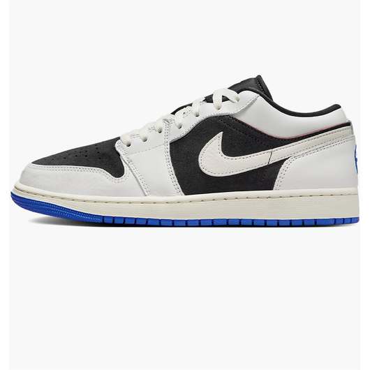 Кросівки чоловічі Air Jordan 1 Low Quai 54 White/Black HQ0764-001, Размер: 40, Наличие: Склад (1-3 дня), фото 