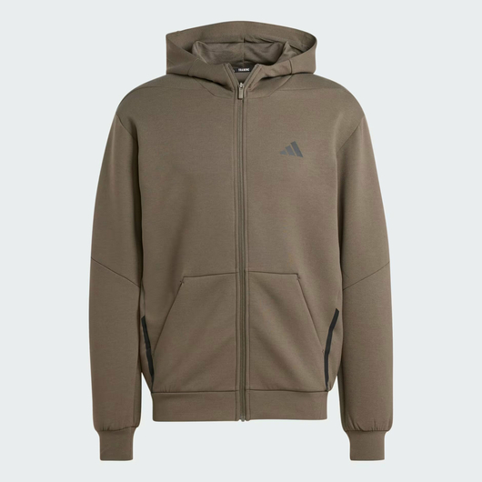 Худі чоловіче Adidas D4T Full-Zip Ho Erkek Sweatshirt Brown IY1133, Размер: S, Наличие: Склад (1-3 дня), фото , изображение 3