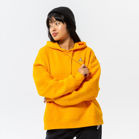 Худі жіноче Air Jordan W J Flt Flc Hoodie Core Yellow Dq4458-705, Размер: S, Наличие: Склад (1-3 дня), фото , изображение 2
