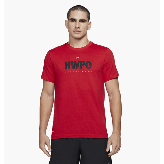 Футболка чоловіча Nike Mens Training T-Shirt Red Da1594-657, Размер: M, Наличие: Склад (1-3 дня), фото 