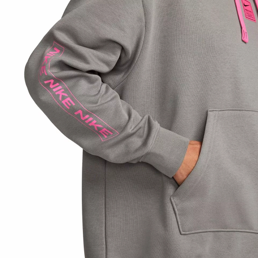Худі жіноче Nike Pro Dri-Fit Get Fit Grey DQ5590-029, Размер: S, Наличие: Склад (1-3 дня), фото , изображение 4