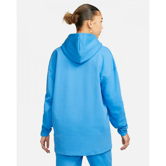 Худі унісекс Nike Sportswear Oversized Fleece Funnel-Neck Light Blue DZ5347-435, Размер: S OVER, Наличие: Склад (1-3 дня), фото , изображение 3