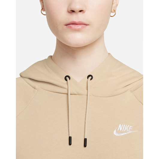Худі жіноче Nike W NSW ESSNTL FLC PO HOODIE Beige BV4124-206, Размер: XS, Наличие: Склад (1-3 дня), фото , изображение 4