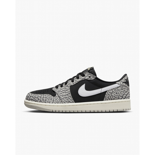 Кросівки чоловічі Air Jordan Air 1 Low Og Shoes Grey/Black CZ0790-001, Размер: 37.5, Наличие: Склад (1-3 дня), фото , изображение 2