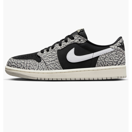 Кросівки чоловічі Air Jordan Air 1 Low Og Shoes Grey/Black CZ0790-001, Размер: 37.5, Наличие: Склад (1-3 дня), фото 