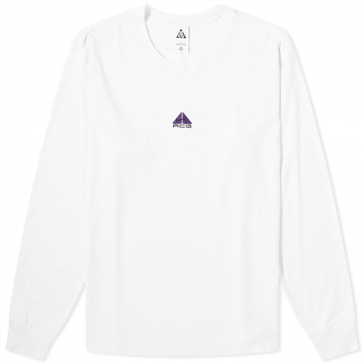 Лонгслів чоловічий Nike Acg Lungs T-Shirt White DR7753-122, Размер: L, Наличие: Склад (1-3 дня), фото , изображение 2
