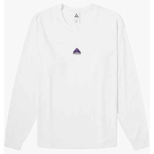 Лонгслів чоловічий Nike Acg Lungs T-Shirt White DR7753-122, Размер: L, Наличие: Склад (1-3 дня), фото 