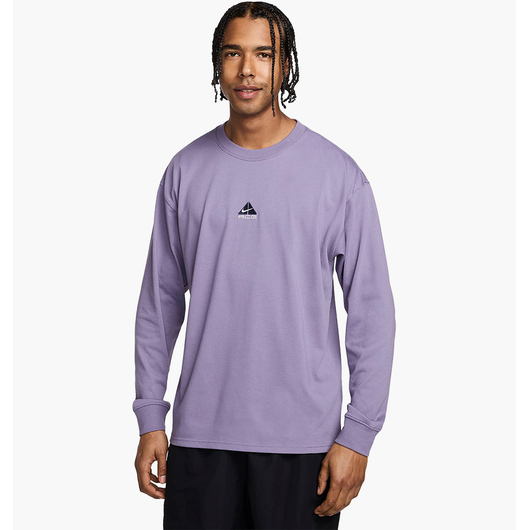 Лонгслів чоловічий Nike Acg Lungs Long-Sleeve T-Shirt Violet DR7753-509, Размер: S, Наличие: Склад (1-3 дня), фото 