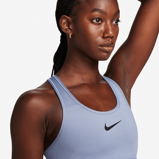 Топ жіночий Nike Swoosh High-Support Non-Padded Adjustable Sports Bra Light Blue DX6815-493, Размер: S, Наличие: Склад (1-3 дня), фото , изображение 5