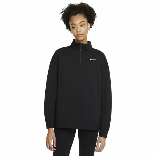Толстовка жіноча Nike W Nsw Trend 1/4-Zip Fleece Black DC5424-010, Размер: S, Наличие: Склад (1-3 дня), фото , изображение 2
