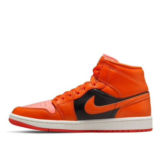 Кросівки жіночі Air Jordan 1 Mid "Orange" Orange/Black Dm3381-600, Размер: 44.5, Наличие: Склад (1-3 дня), фото , изображение 3
