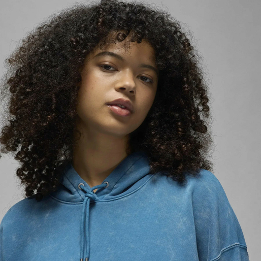 Худі жіноче Air Jordan Jordan Flight Fleece Washed Hoodie, Размер: XS OVERSIZED, Наличие: Склад (1-3 дня), фото , изображение 3