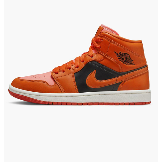 Кросівки жіночі Air Jordan 1 Mid "Orange" Orange/Black Dm3381-600, Размер: 44.5, Наличие: Склад (1-3 дня), фото 