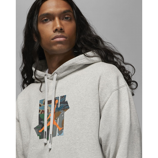 Худі чоловіче Air Jordan X Undefeated Grey Dx4299-050, Размер: S, Наличие: Склад (1-3 дня), фото , изображение 4