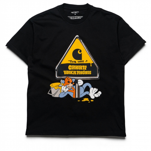 Футболка чоловіча Carhartt Deadkebab Workin On It Tee Black I032403, Размер: M, Наличие: Склад (1-3 дня), фото , изображение 2