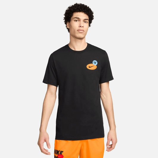 Футболка чоловіча Nike Df Tee Black FV8366-010, Размер: L, Наличие: Склад (1-3 дня), фото , изображение 2