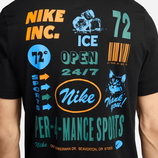 Футболка чоловіча Nike Df Tee Black FV8366-010, Размер: L, Наличие: Склад (1-3 дня), фото , изображение 5