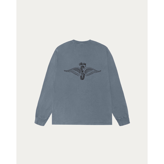 Stussy SKULL WINGS LS TEE PIGMENT DYED, Размер: S, Наличие: Склад США (10-24 дня), фото , изображение 2