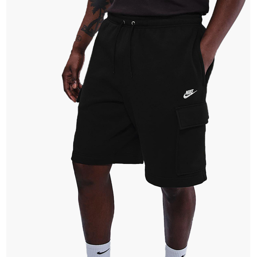 Шорти чоловічі Nike Club Fleece Cargo Black FN3525-010, Размер: M, Наличие: Склад (1-3 дня), фото 