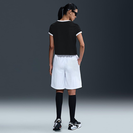 Футболка жіноча Nike Sportswear Short-Sleeve Ringer T-Shirt Black IF4072-010, Размер: L, Наличие: Склад (1-3 дня), фото , изображение 5